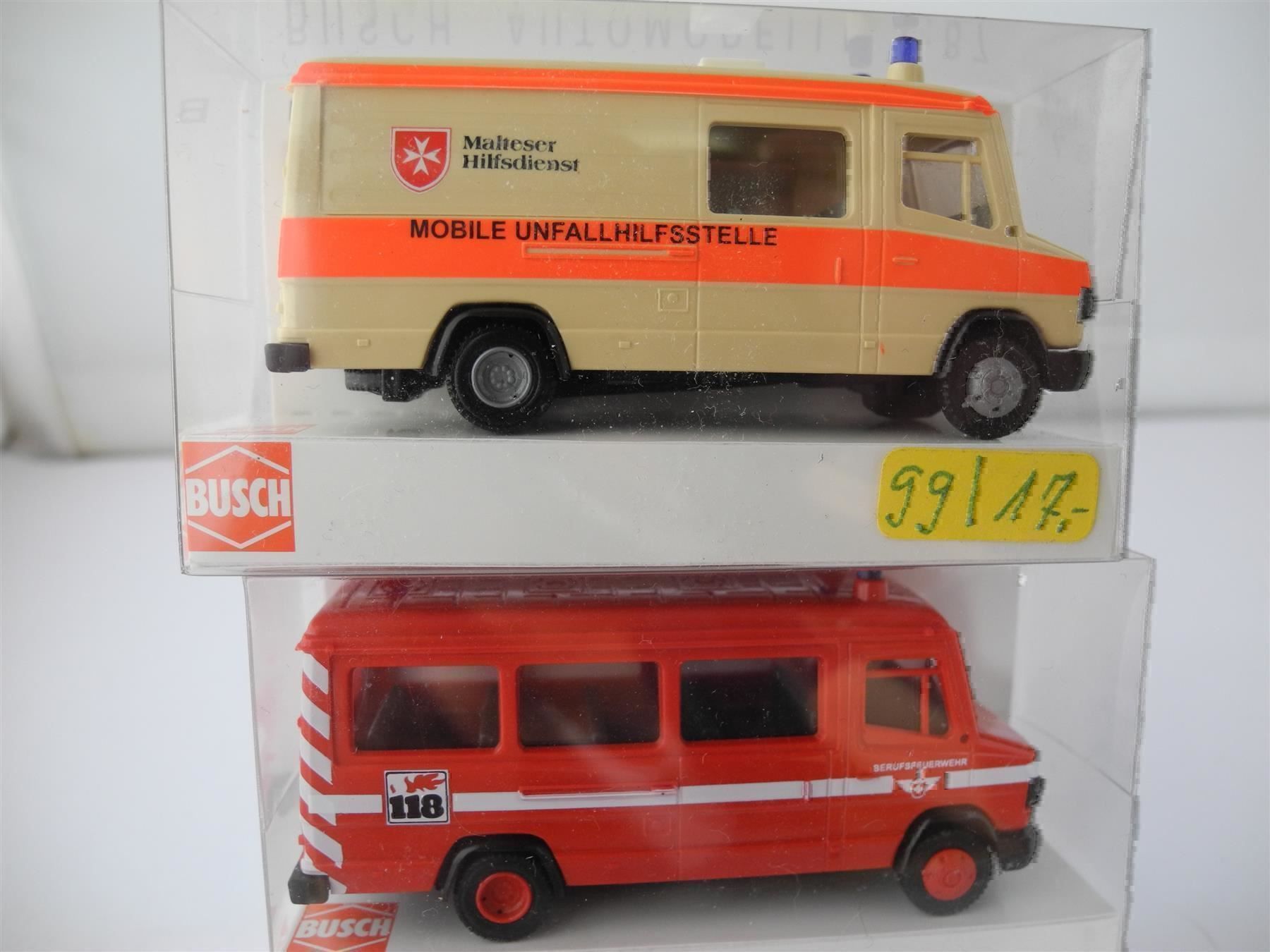 Busch Modellautos: 2 x Busch 44352 und 44349, Nr. t87 – Neu und originalverpackt aus Kottwil von Crazyrolf 1