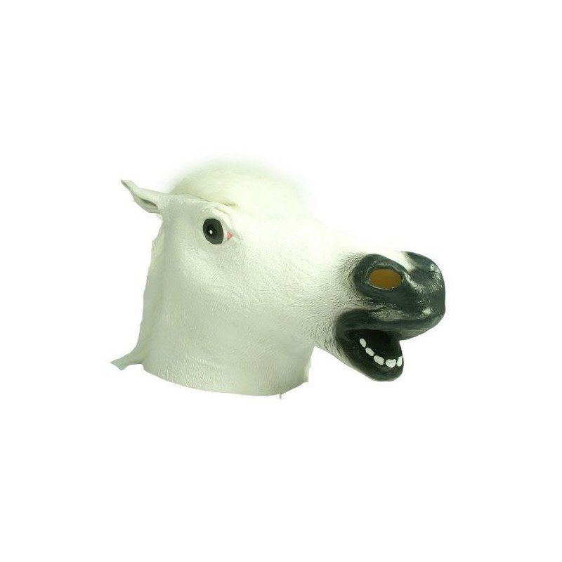 Masken: Pferdekopfmaske Weiss – Neu und originalverpackt aus Gonten von Herr-Lobo