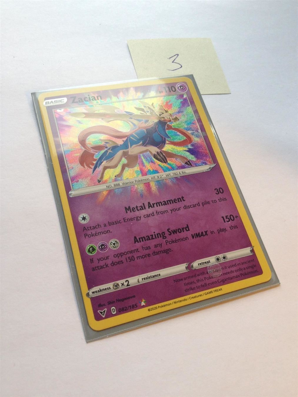 Pokémon Sammelbilder & Trading cards: Zacian 082/185 Amazing Rare – Neu und originalverpackt aus Farvagny-le-Grand von LaCaverne 4