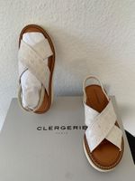 ROBERT CLERGERIE: OVP/neu-Exklusive helle Leder Sandalen, 37