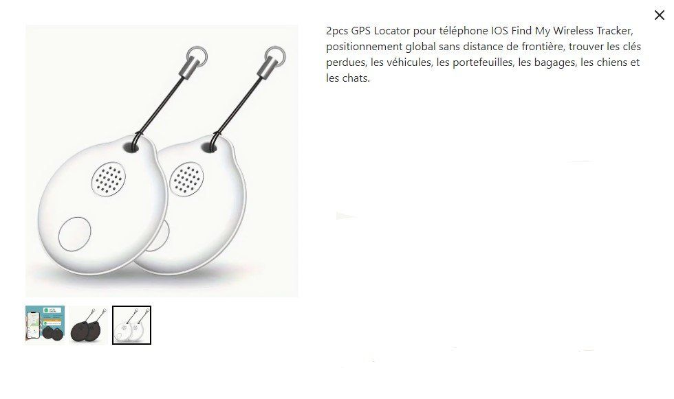 GPS & Strumenti di misurazione: Traqueur GPS pour appareil Appel  4 pcs – Nuovo e nell'imballaggio originale da La Chaux-de-Fonds venduto da Cokecollection 3