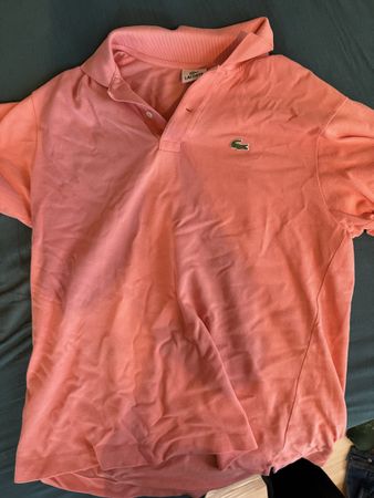 Lacoste Poloshirt Grösse 5 rosa guter Zustand