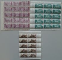 1949, Pro Patria B42-B44 10er+15er-Blöcke postfr.**. 52.-+