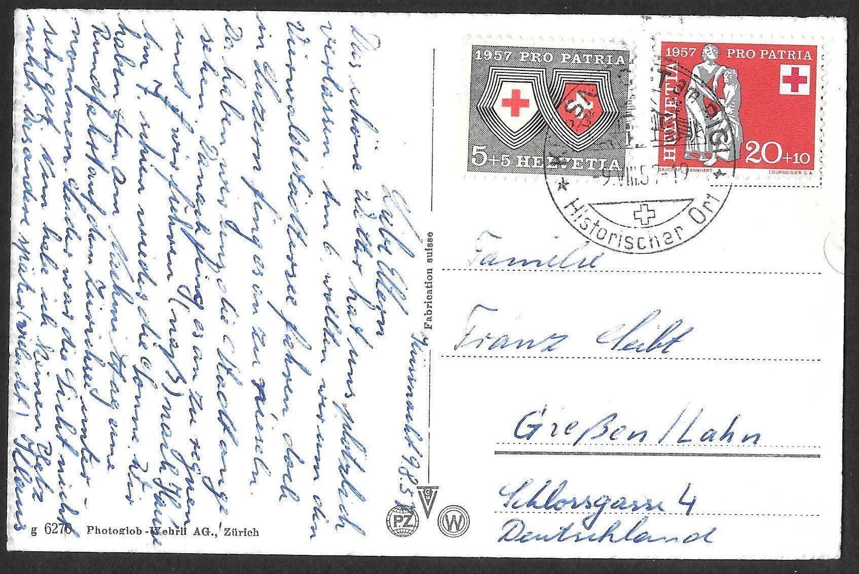 Cartoline postali: Zug Blick gegen die Alpen – Usato da Olten venduto da clotaldi 1