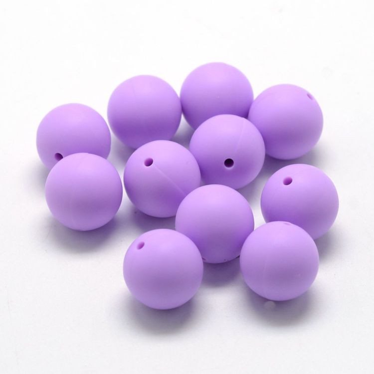 FIVEIZERO Silikonperlen, 9 Mm, Pastellblau – 180 Stück, Mit 2 Mm Loch Für DIY & Schmuck