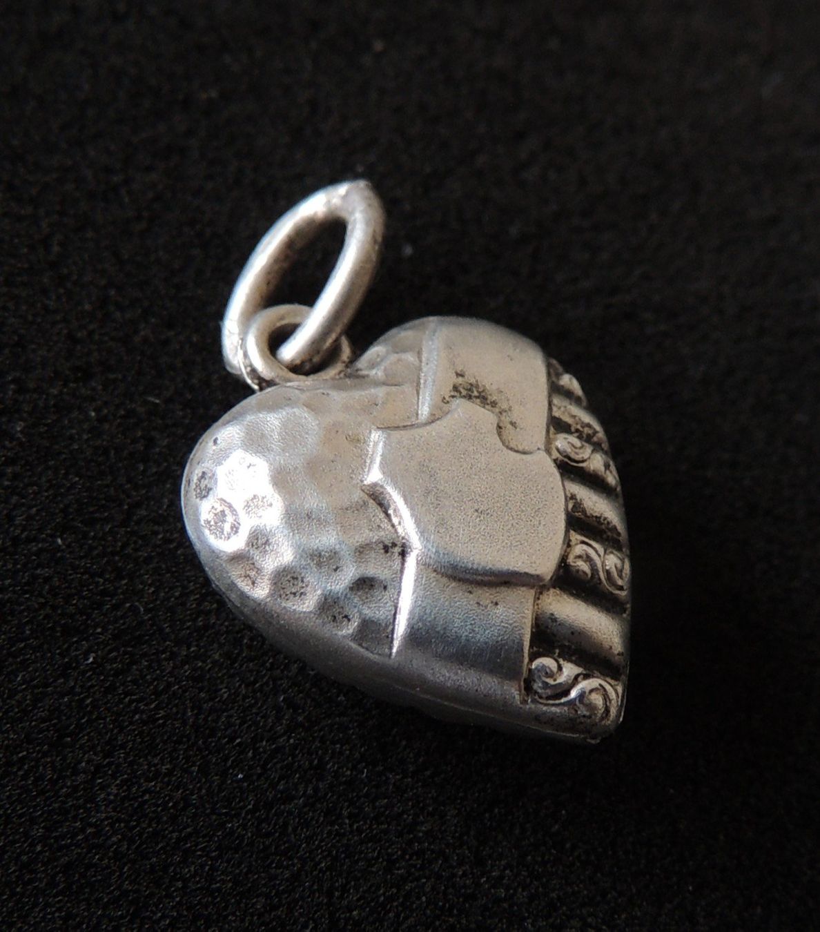 Ciondoli: Silber 800 Herzanhänger 12 x 14 mm – Usato da Waldenburg venduto da schaller707 2