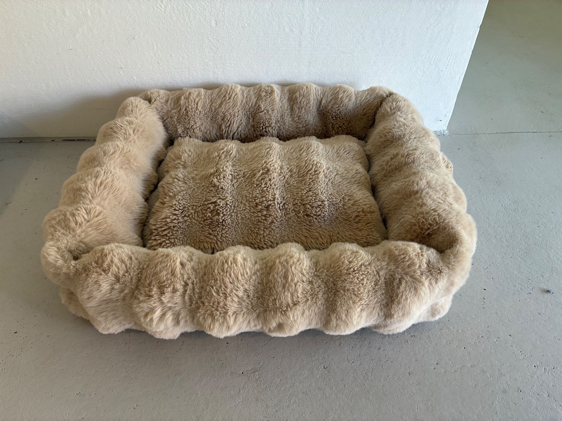 Cucce & Letti: Kuscheliges Hundebett, beige, Grösse M – Nuovo (secondo la descrizione) da Frick venduto da 01100110