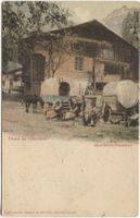 LANDWIRTSCHAFT/FAHRENDE/KORBMACHER 1910 Berner Oberland