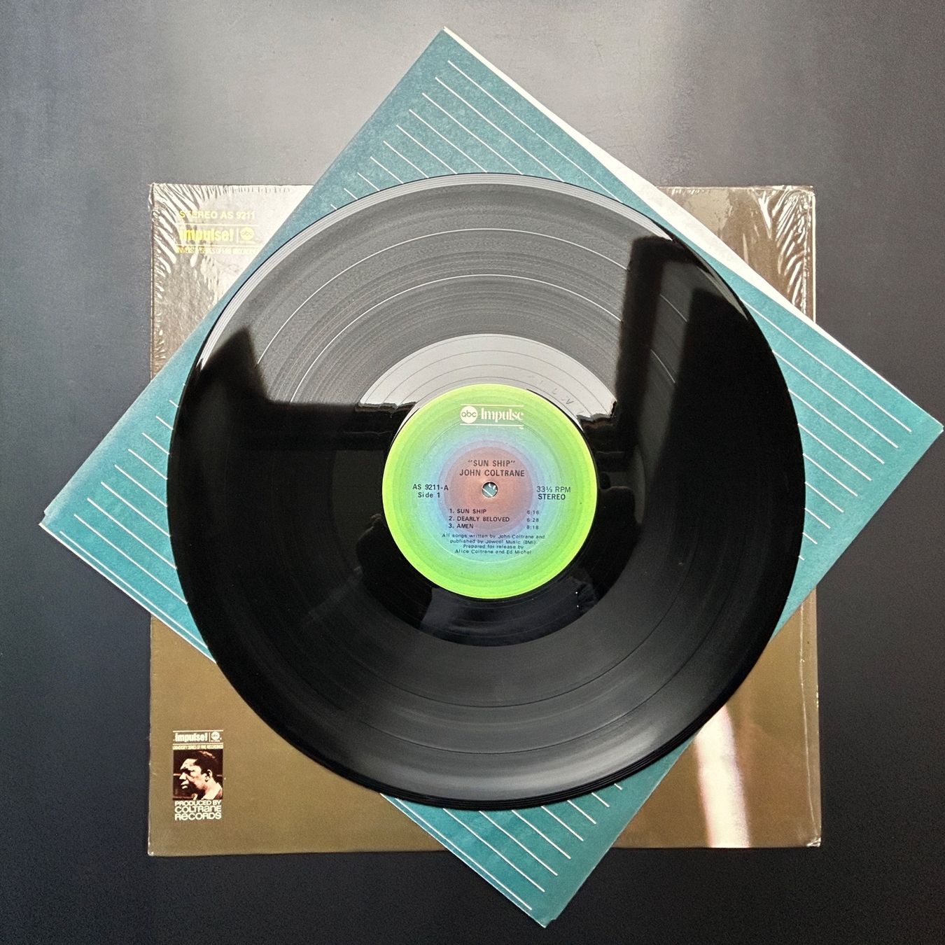 Vinyles: COLTRANE  SUN SHIP  LP – D'occasion à Lausanne par Pask1 2