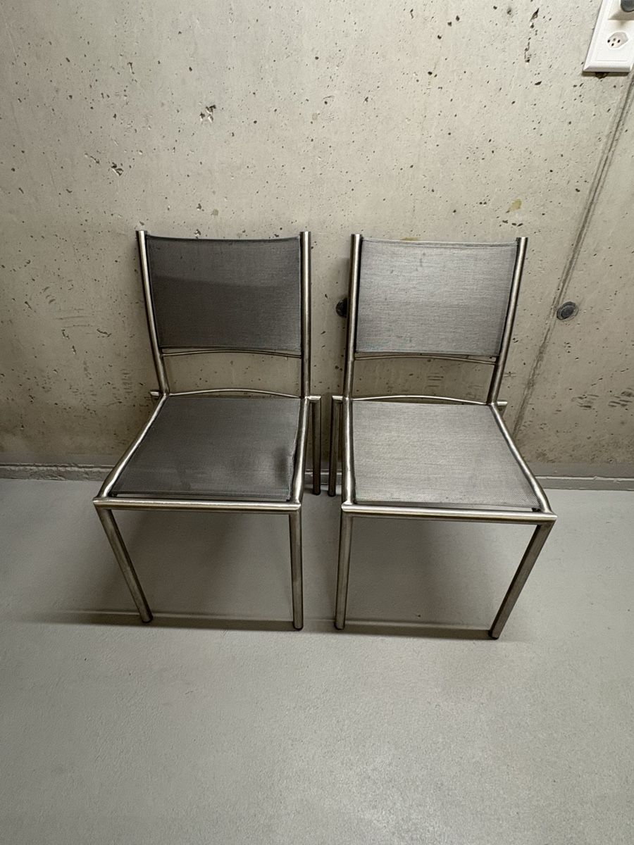 Sedie: 2er Set Garten-Stühle, Metallgestell – Usato da Horgen venduto da nat_sl7k 3