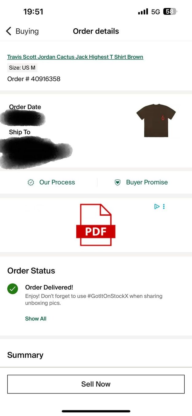Jordan T-shirt: nike x jordan x cactus jack – Nuovo (secondo la descrizione) da Bellinzona venduto da dna_y6sn 2