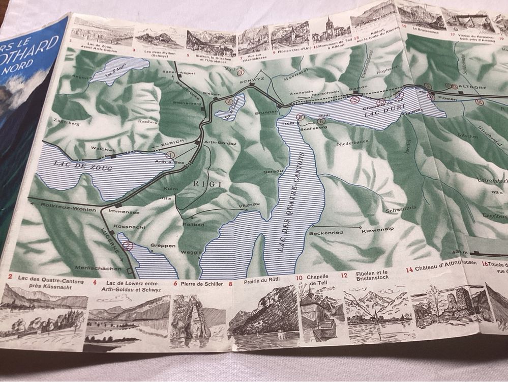 GOTHARD PAR LE SUD ET LE NORD SUPER ILLUSTRÉ (Gebraucht) in Luc (Ayent