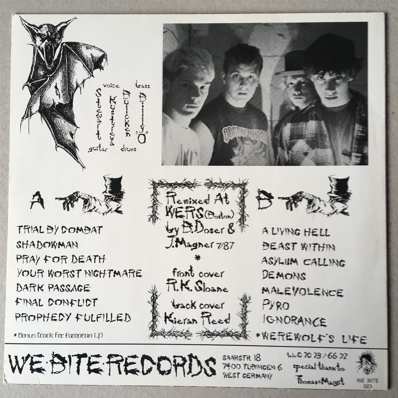 Dischi in vinile: Fear Itself – LP US Hardcore Punk – Usato da Berneck venduto da rye7778 1