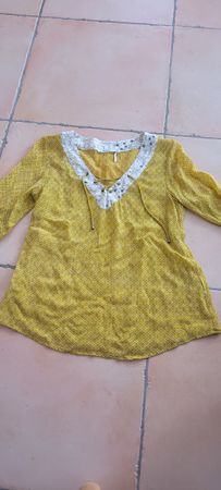 Nile blouse XS/ S jaune maïs 