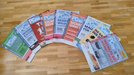 PCtipp Zeitschriften Konvolut, diverse Ausgaben