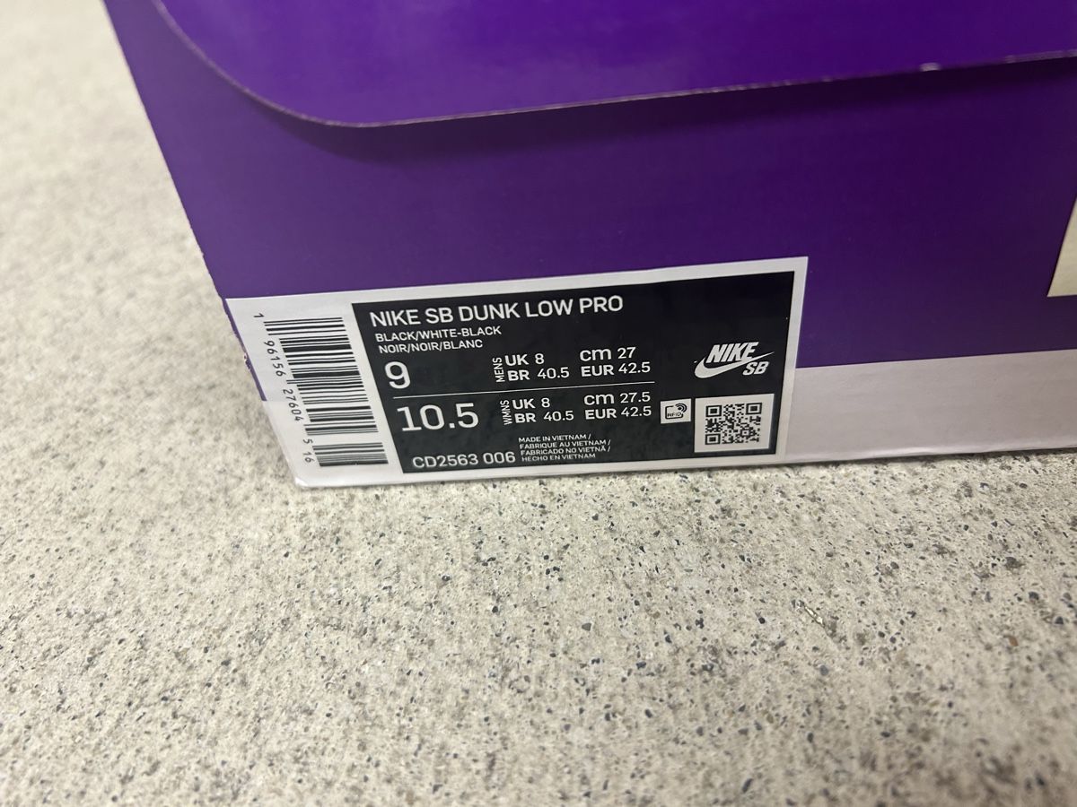 Nike Scarpe da uomo: Nike Dunk Low SB Black White Gum – Nuovo e nell'imballaggio originale da St.Gallen venduto da y.vrn1 7