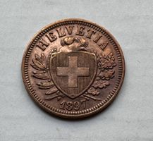 1897 2 Rappen -unz