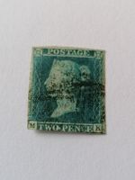 Two pence blue 1841, Platte 4 