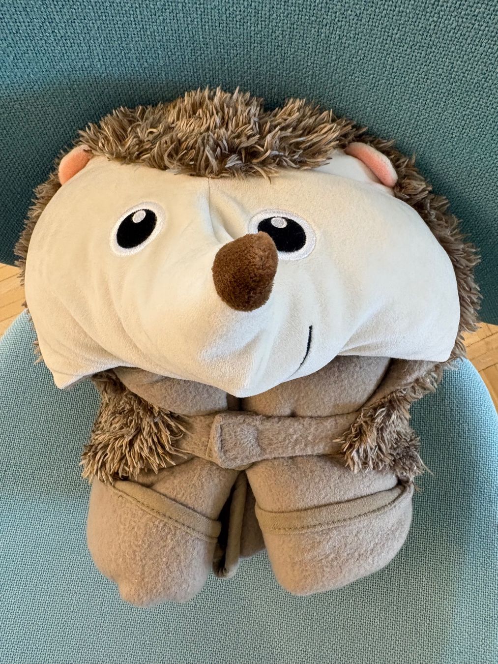 Coperte: Kuschelige Igel-Decke mit Kapuze, mit Igel Plüschtier – Usato da Liestal venduto da thomasbaltzer 3