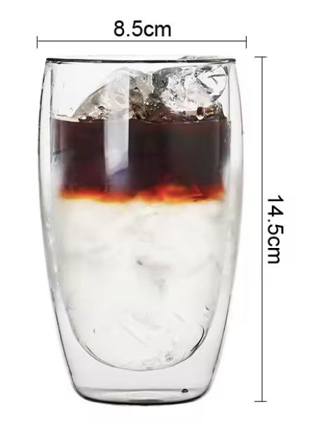 Tazze: 2 Stück Doppelwandige Gläser 450ml – Nuovo e nell'imballaggio originale da Geneve venduto da Titi2008 4