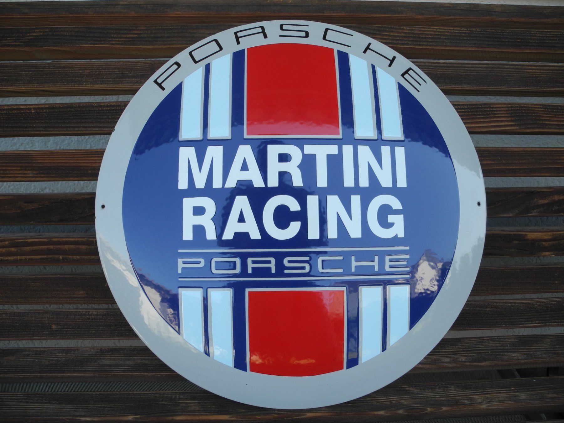Porsche Schilder: GROSSE PORSCHE-MARTINI EMAILSCHILD – Neu (gemäss Beschreibung) aus Reinach AG von Huckleberrysix 2