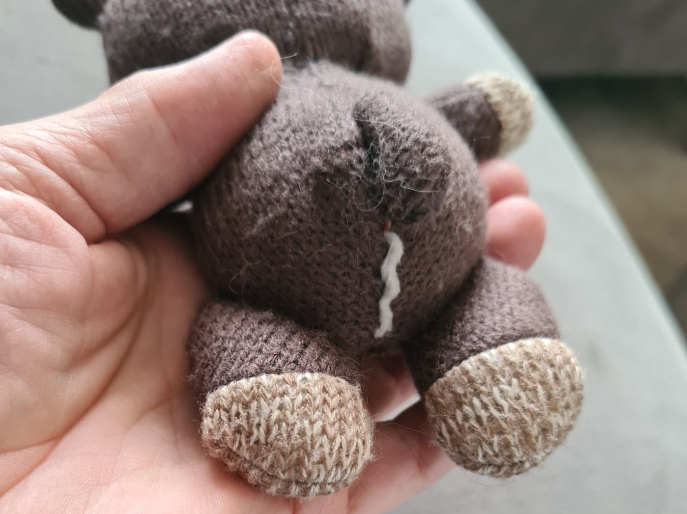 Giocattoli: Mr.Bean Teddy klein 16.5 cm, Rasselspielzeug – Usato da Winterthur venduto da bibummi 3