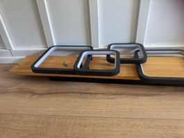 Moderne LED Holzlampe, neuwertig, spezielles Design
