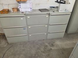 NOVA Metall-Hängeregistraturschrank – 3 Schubladen – Bürosch