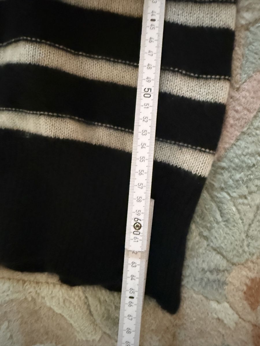 Maglioni & Felpe: Cashmere Pullover, Grösse S, schwarz-weiss gestreift. – Usato da Zürich venduto da JOD213 7