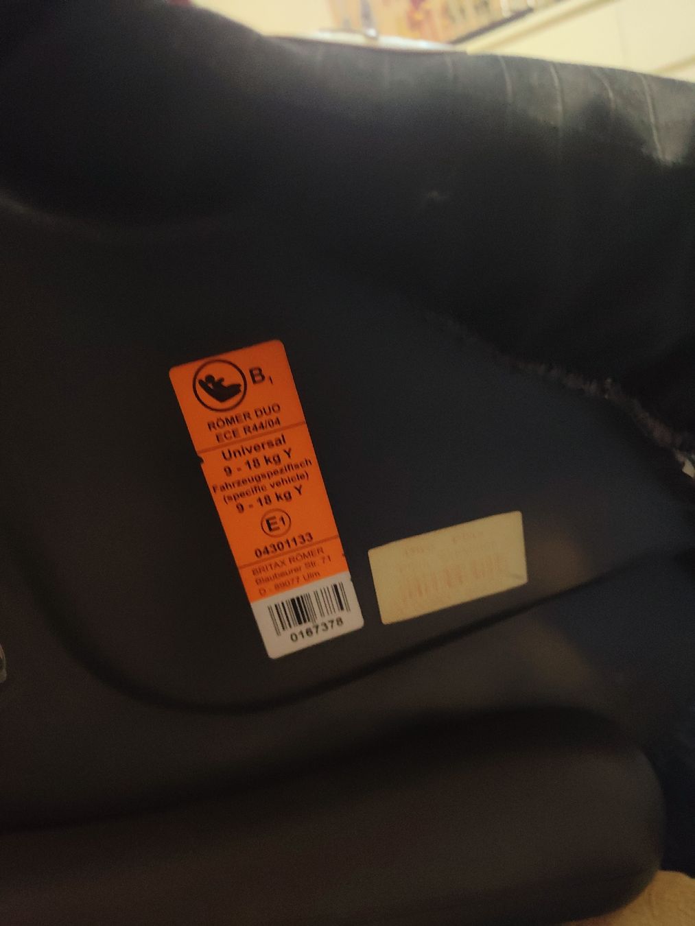 Britax Römer Auto-Kindersitze: Britax Römer Kindersitz, 9-18 kg – Gebraucht aus Effretikon von jeb_l9k5 2