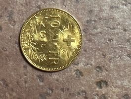 10 Franken Goldvreneli 1915