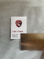 Gutschein FC Thun 2 für 1 Ticket Aktion Neuwertig
