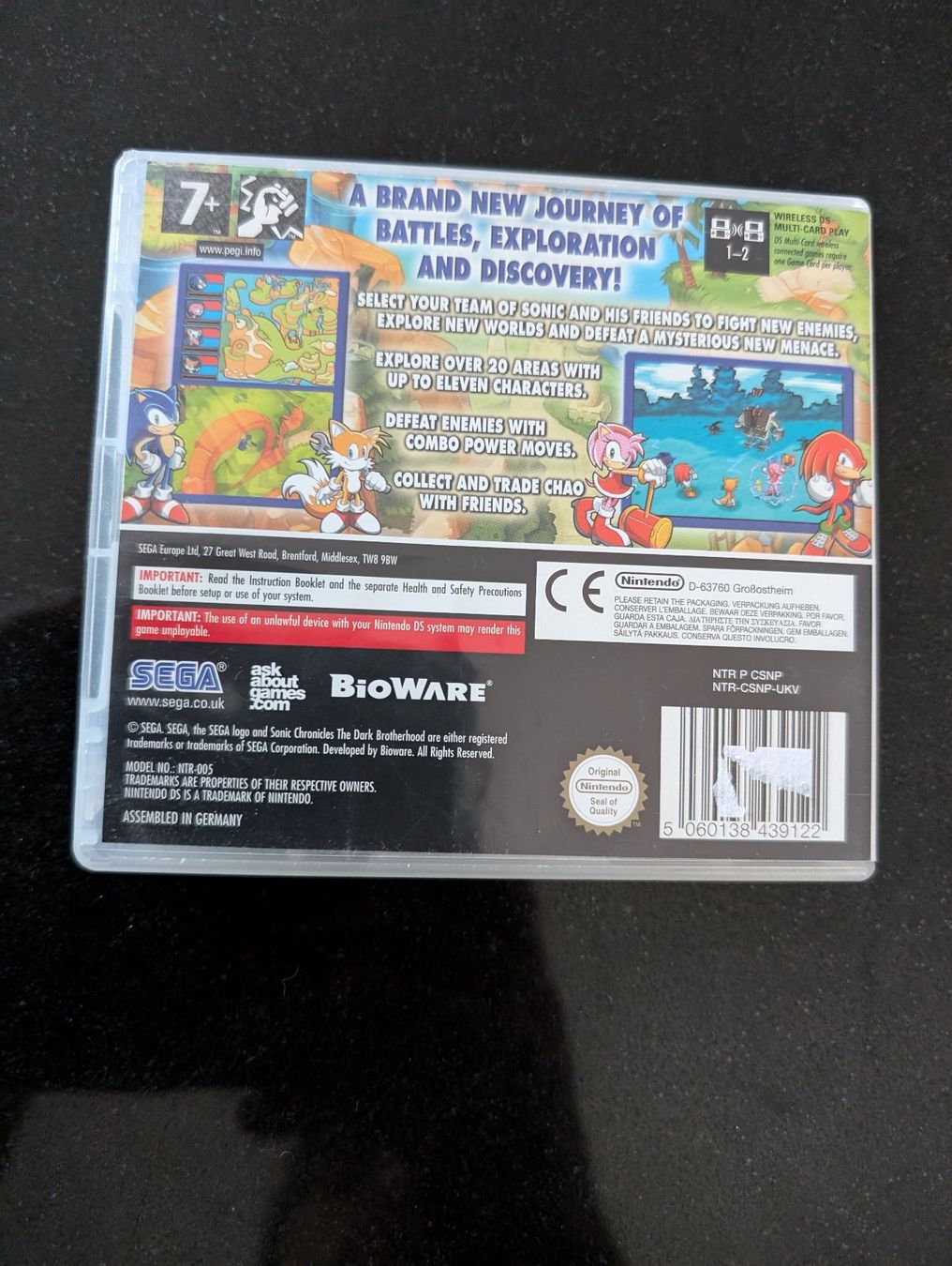 Nintendo Giochi: SONIC CHRONICLES (PAL) - NINTENDO DS – Usato da Spiegel b. Bern venduto da Natix 1
