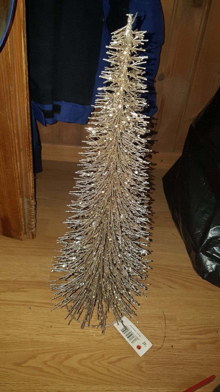 Tutte le decorazioni: Tannenbaum silber aus Draht – Nuovo (secondo la descrizione) da Schwarzenburg venduto da Sunny0290
