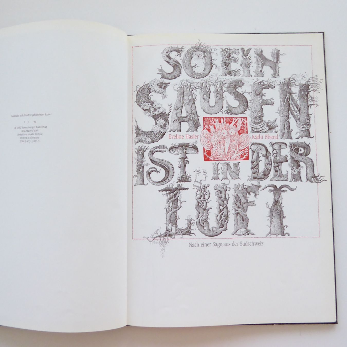 Livres: So ein Sausen in der Luft – D'occasion à Basel par Kunterbunt12 1