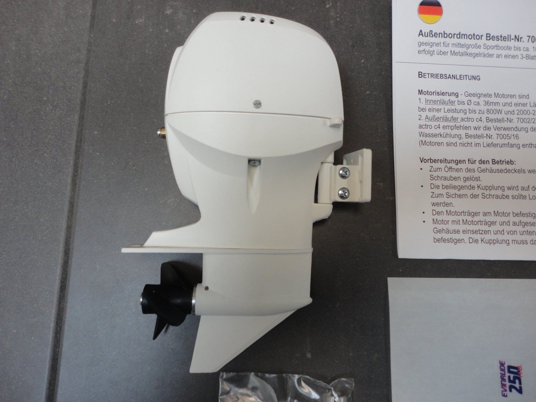 RC Modellbau: Aussenbordmotor Evinrude – Neu und originalverpackt aus Horgen von RcModell 3