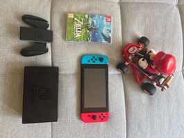 Nintendo Switch Konsole + Zelda Breath of the Wild Top