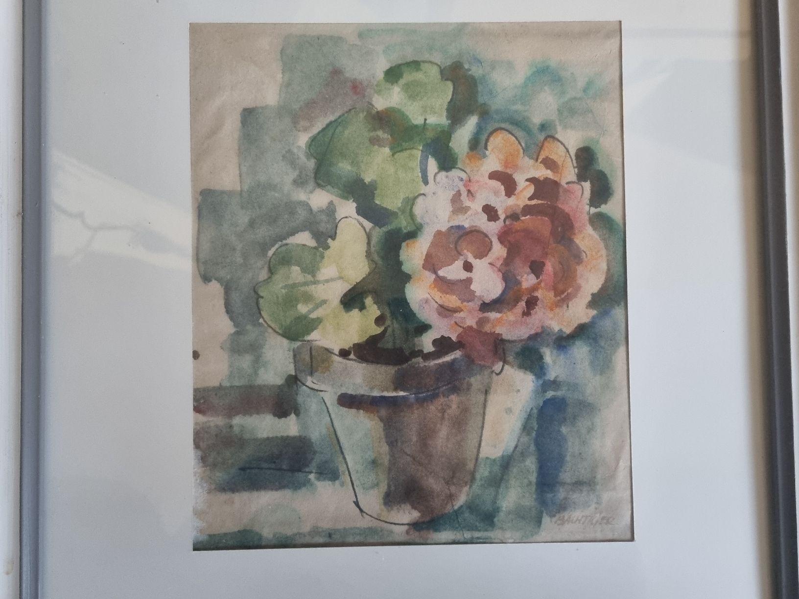 Dipinti: 2 Aquarell Signiert Bächtiger  – Usato da Schaffhausen venduto da Leveron13 2