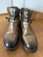 Moma Stiefeletten goldenes Leder Grösse 35 (36)
