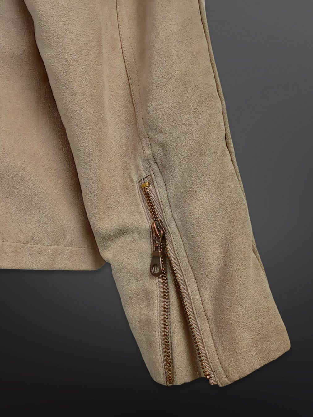 Jacken: TCM Herren Jacke Gr. L Wildlederoptik beige – Gebraucht aus Suhr von Restwert_Suhr 4
