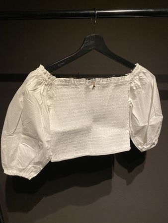 Patrizia Pepe white off shoulder blouse size S/M