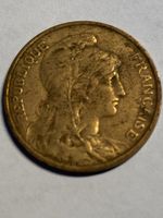France, 5 centimes 1916 bronze