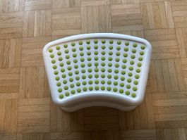 Children's Step Stool White/Green - Great Condition!