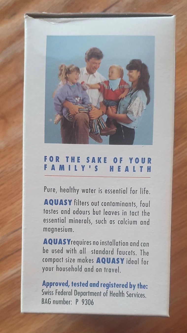 Sanitär: AQUASY-WASSERFILTER-KLEIN,PRAKTISCH,GUT! – Neu und originalverpackt aus Fidaz von Montifino 2