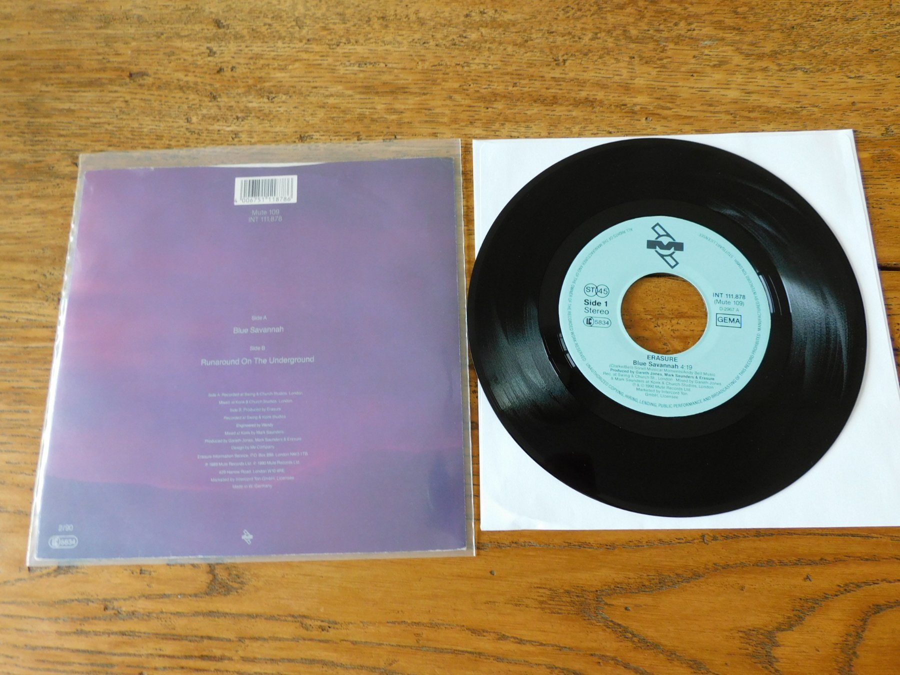 Vinyles: Erasure – Blue Savannah – D'occasion à Emmenbrücke par lamorak 1