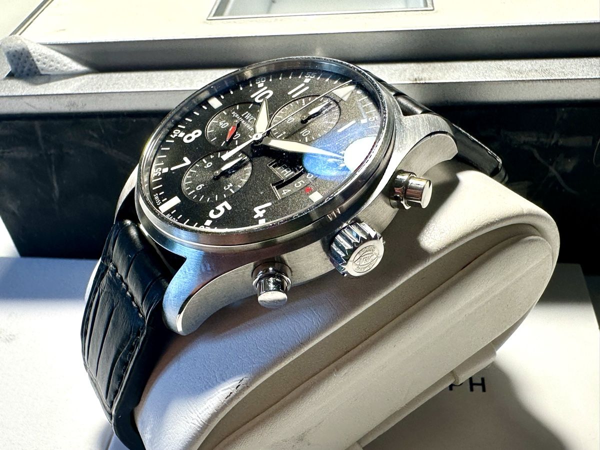 IWC Montres: IWC Pilot Chronograph Ref. 3777 Full Set, 2012 – D'occasion à Pregassona par antgiutra1974 7