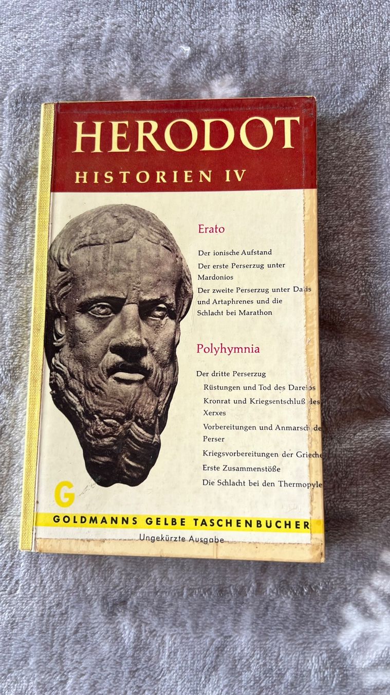 Bücher: Herodot Historien IV, 1961 – Gebraucht aus Schübelbach von Dolly990_2
