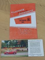 Automobil Prospekt / Triumph TR 2 Ausgabe ca. 1953