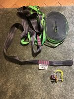 Slackline Slacktivity Set mit Band und Schäkel gebraucht