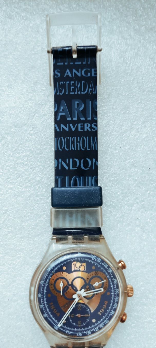 Swatch Uhren: Swatch Remember Sarajevo 1994 Olympiade – Gebraucht aus Zürich von sendbad 2